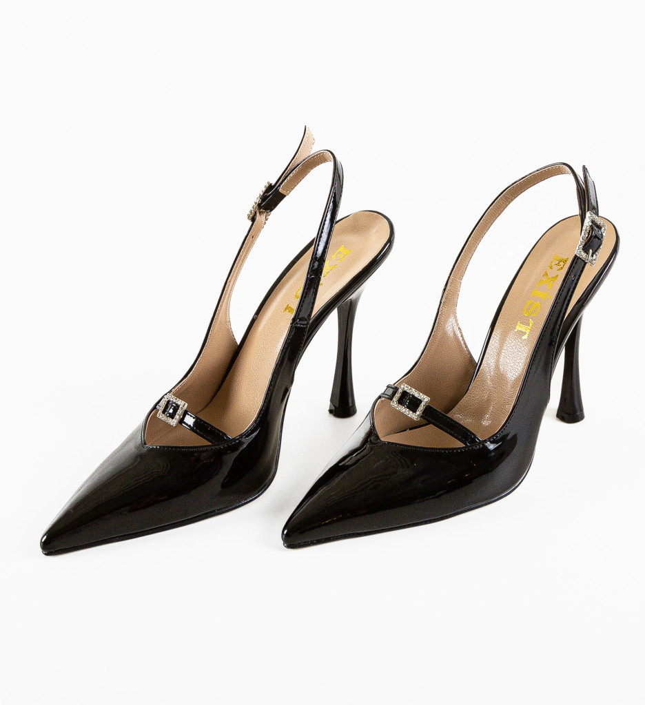 Pantofi Zeroun Negri - Eleganță și Stil - imagine 6