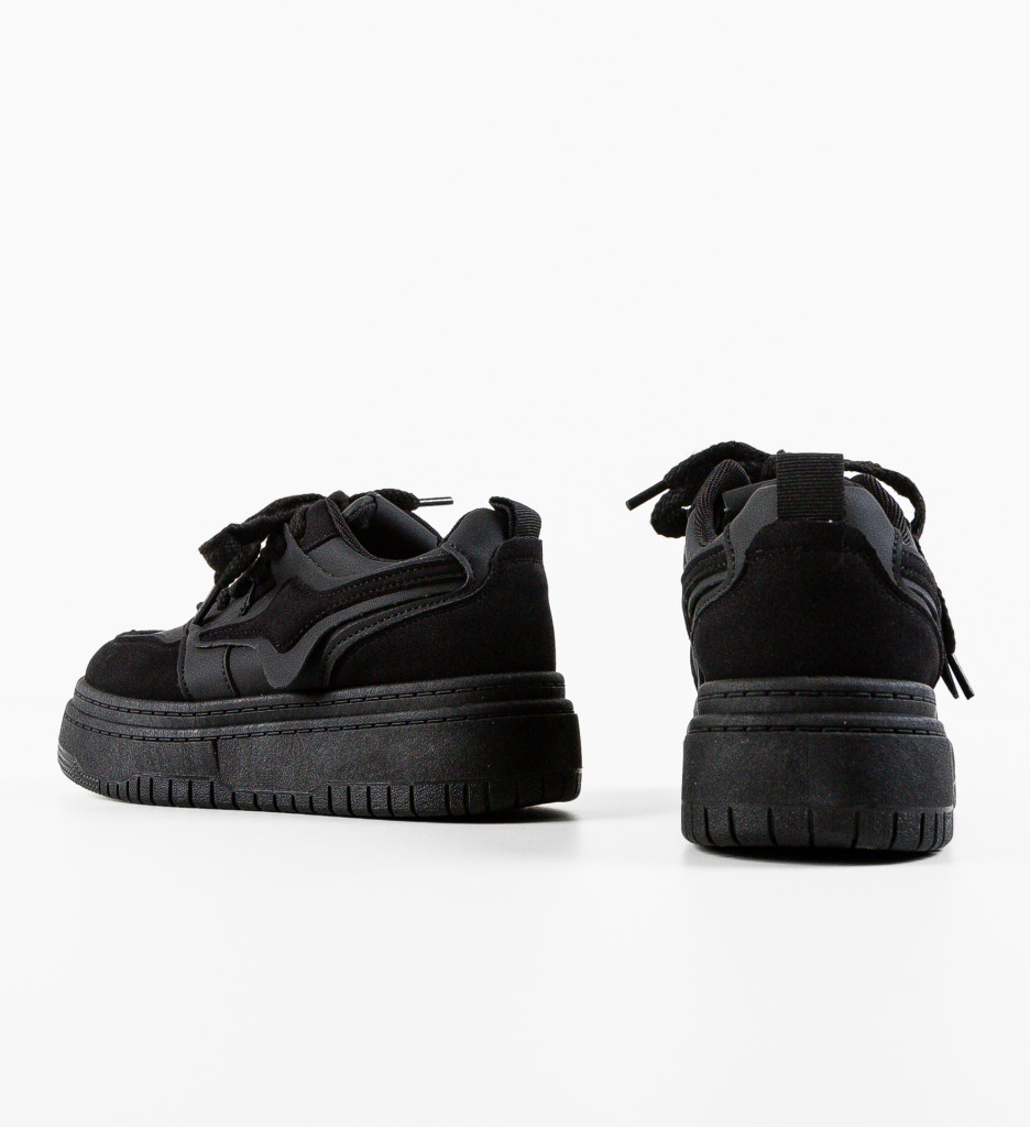 Sneakers Dama Lydal Negri | Confort și Stil - imagine 5