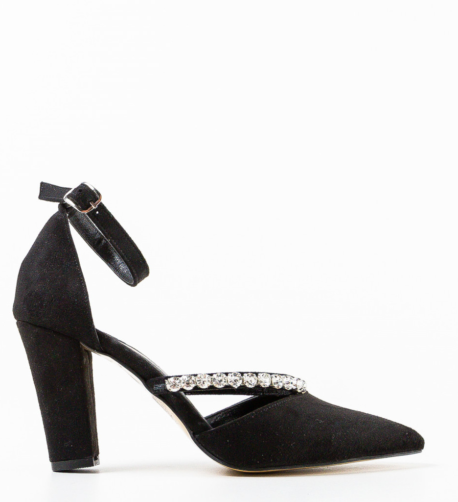 Pantofi dama Indian Negri cu toc elegant - imagine 7