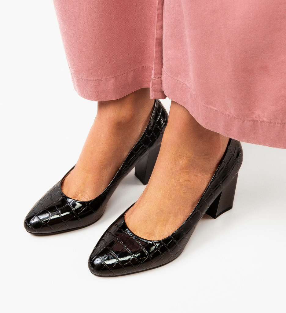 Pantofi Bihter Negri - Eleganță și Stil - imagine 3