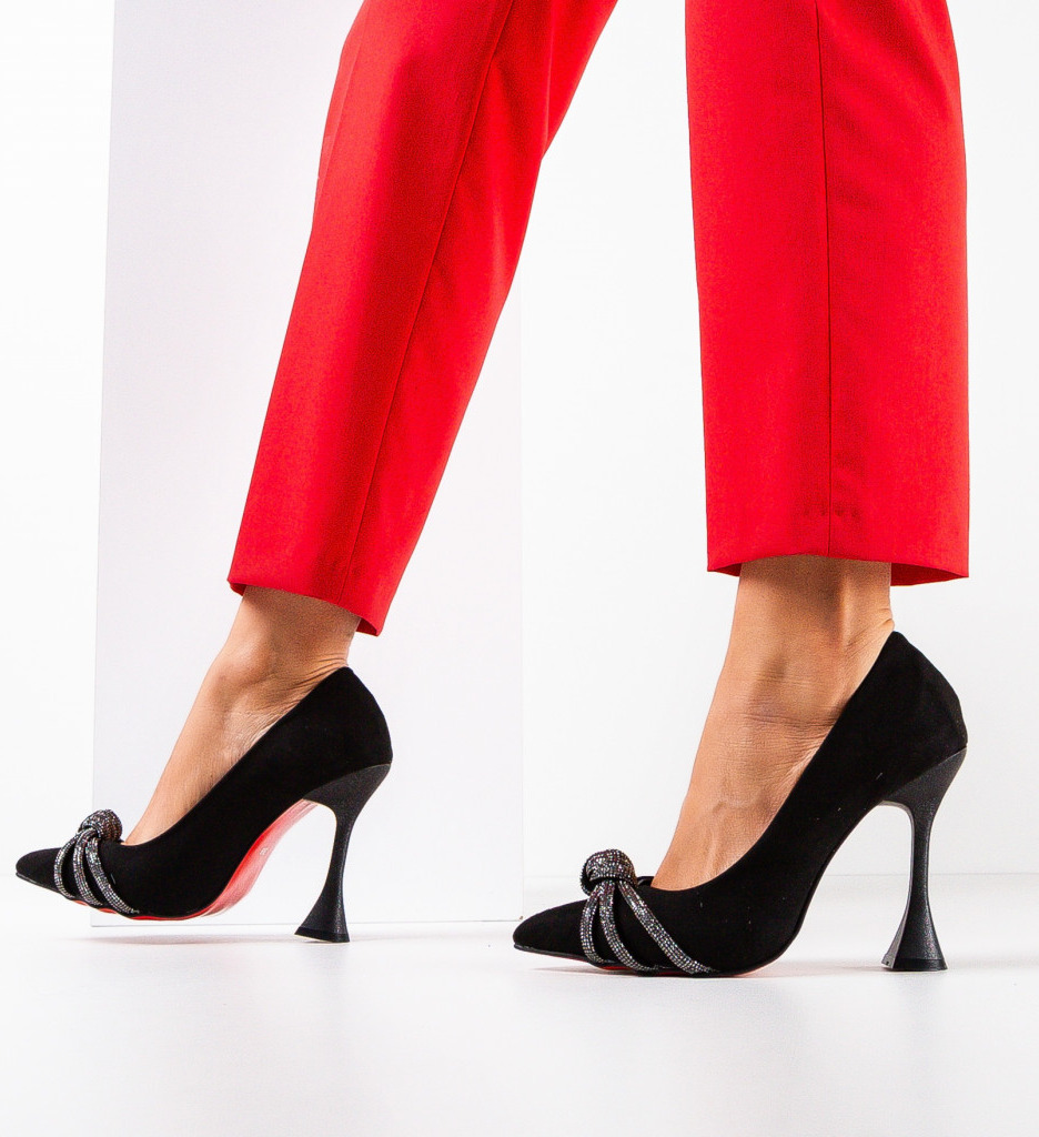 Pantofi Dama Gles Negri | Eleganți și Moderni