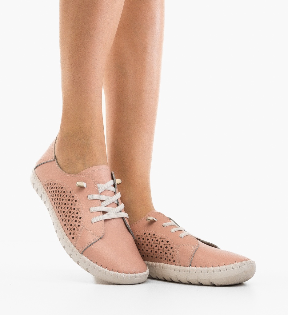 Pantofi Casual Rahima Roz - Confort și Stil