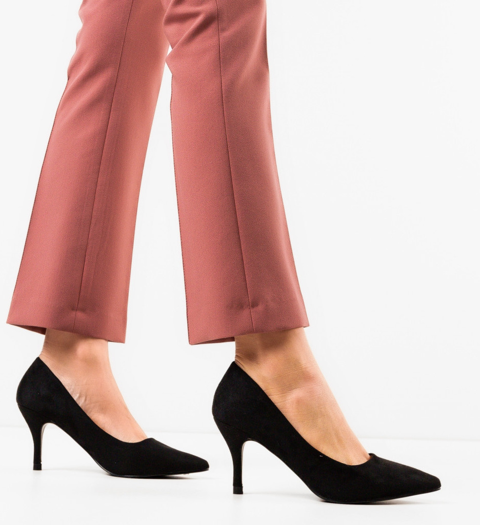 Pantofi Marsh Negri | Eleganță cu Toc - imagine 2