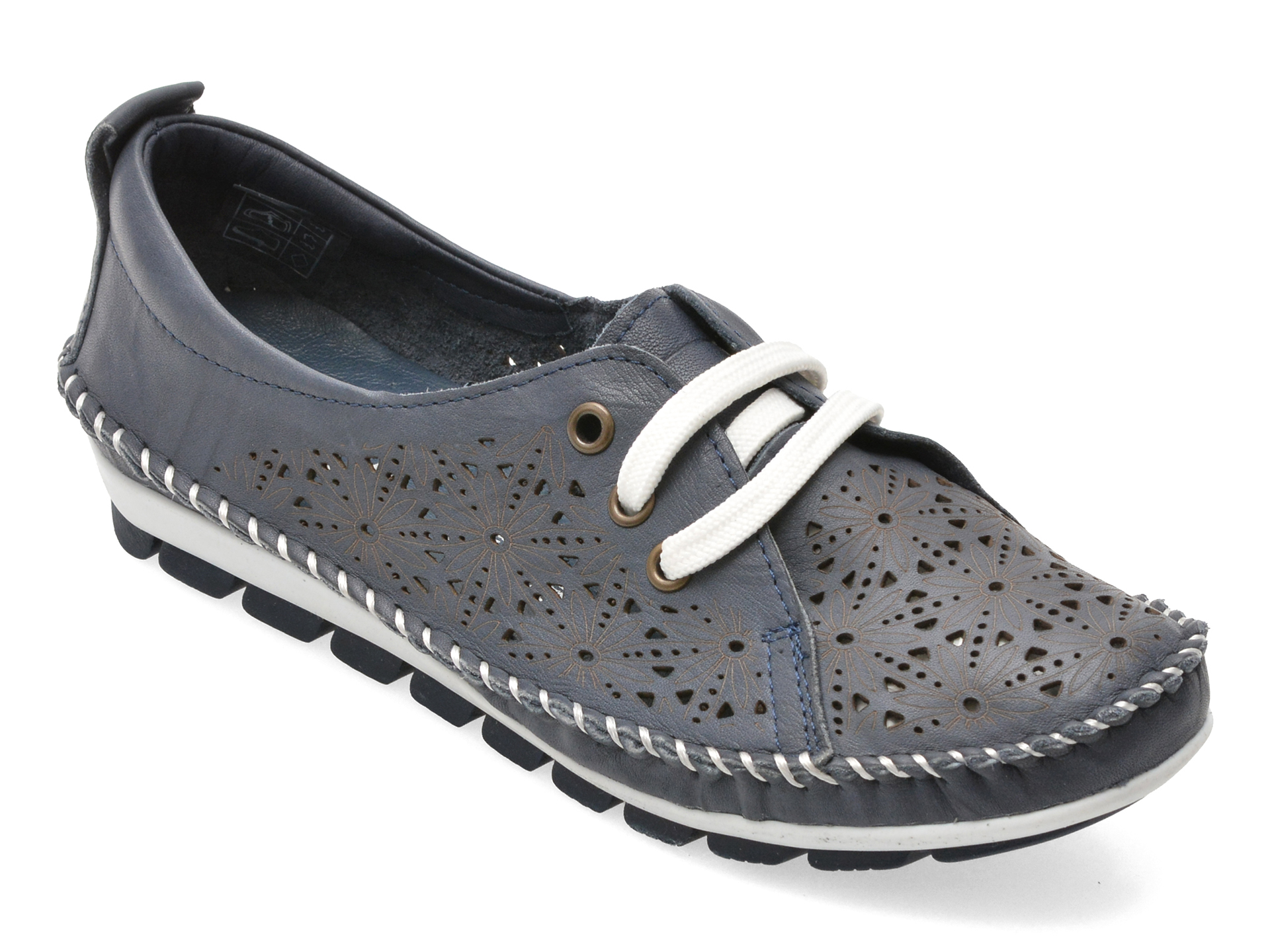 Pantofi FLAVIA PASSINI bleumarin, Piele Naturală