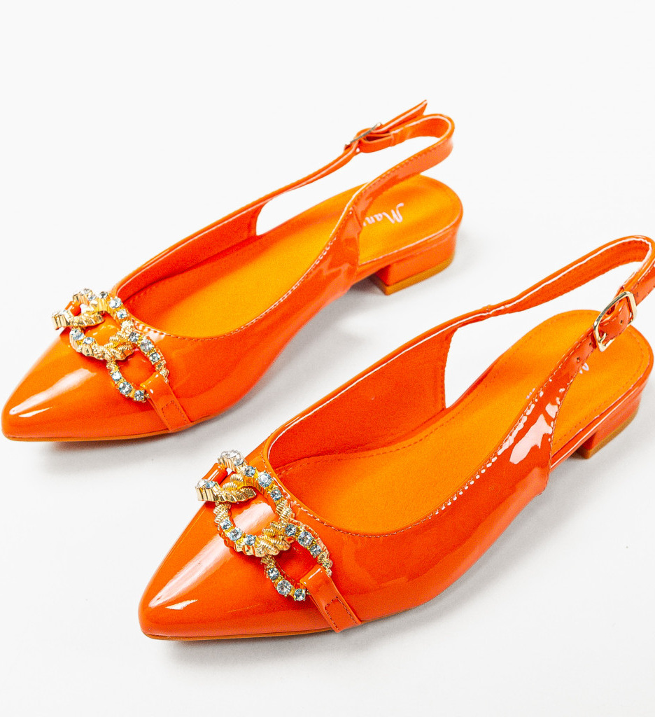 Balerini Dama Kavita Portocalii - Confort și Stil - imagine 6