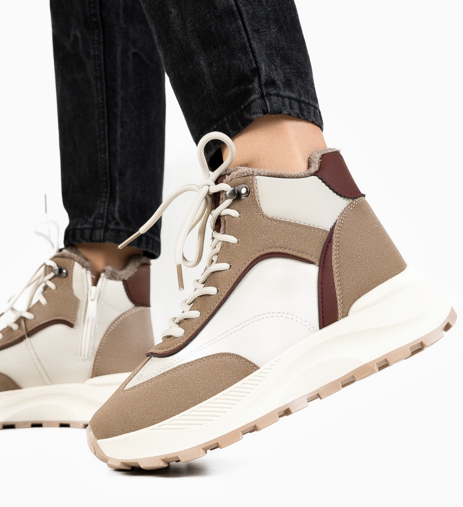 Sneakersi Dama Rotakal Bej - Confort și Stil