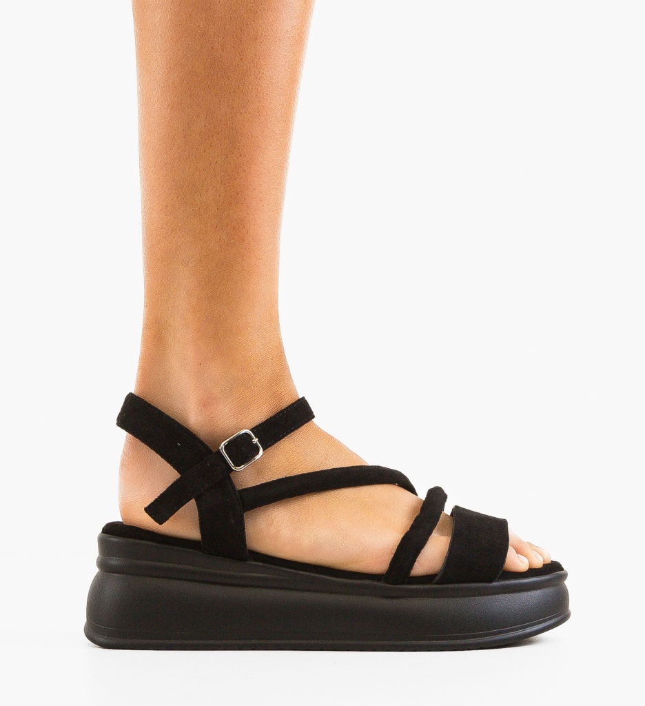 Sandale Dama Lageta Negre | Eleganță și Confort - imagine 6