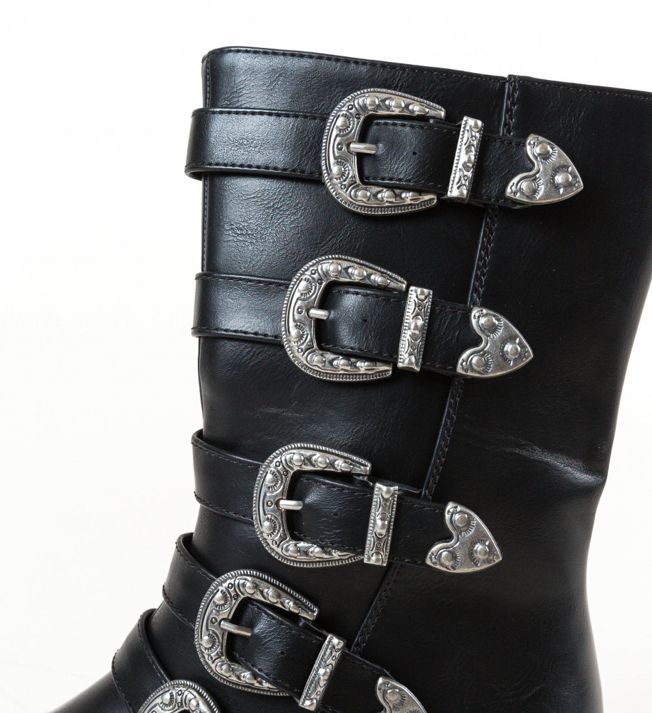 Ghete Reese Negre | Eleganță și Confort - imagine 5