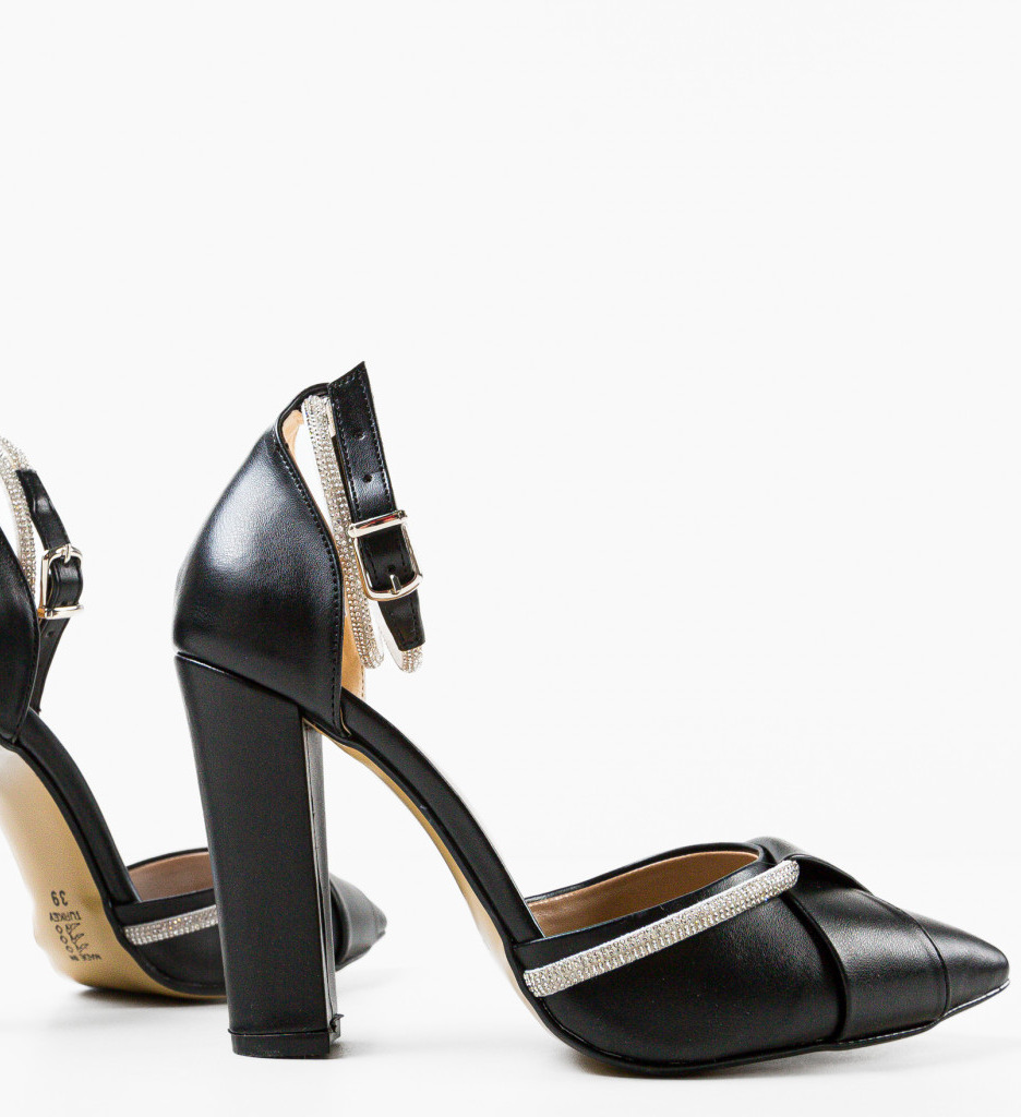 Pantofi cu toc Kennedy Negri | Eleganță Asigurată - imagine 7