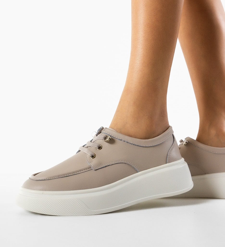 Pantofi Casual Naenia Gri - Confort și Stil Zilnic - imagine 4