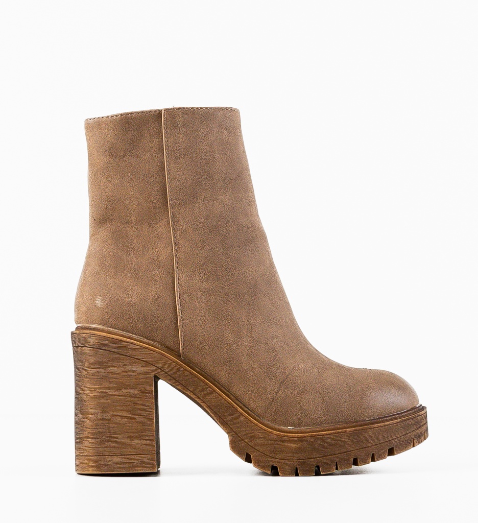 Botine Dama Guevara Khaki | Stil si Versatilitate - imagine 5
