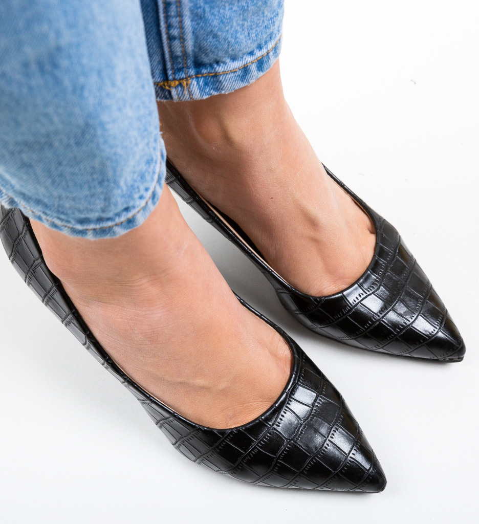 Pantofi Diji Negri Eleganți - imagine 4