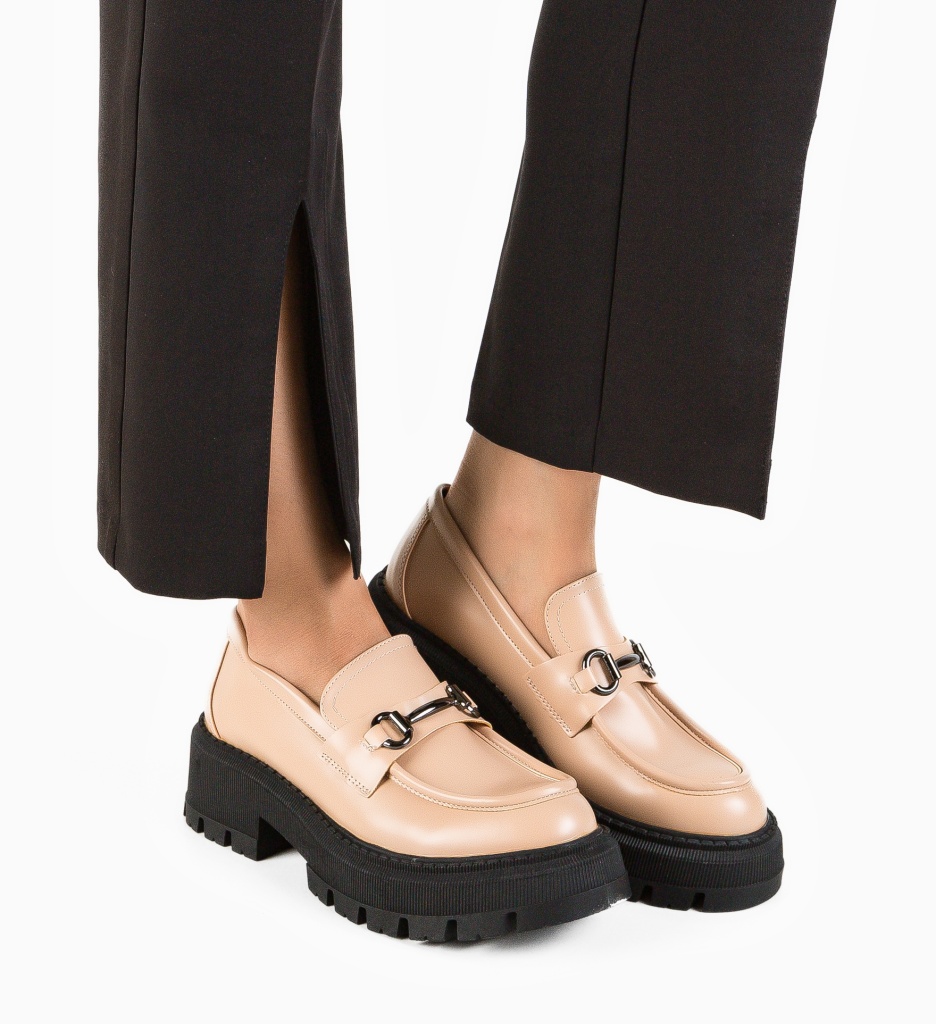Pantofi Casual Jung Nude - Confort și Stil Zilnic - imagine 4