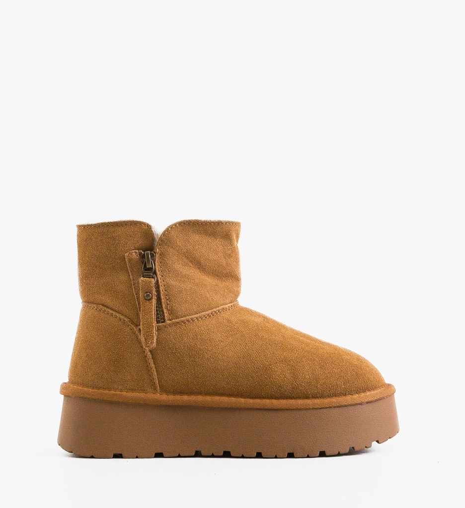 Cizme Ug Nayna Camel Depurtat - Confort Termic - imagine 6