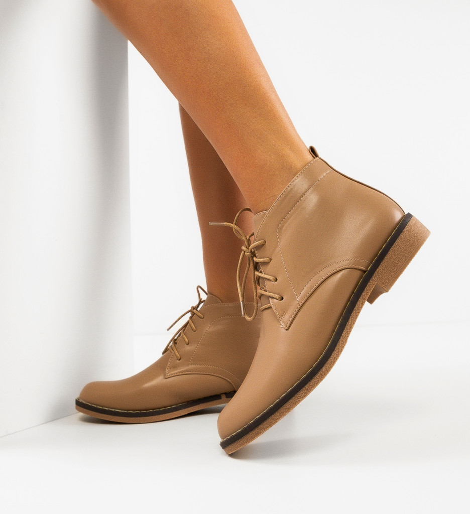 Ghete Dama Khaki | Confort & Stil Modern - imagine 3