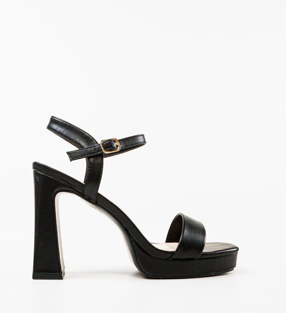 Sandale Blythe Negre - Eleganță și Stil - imagine 5