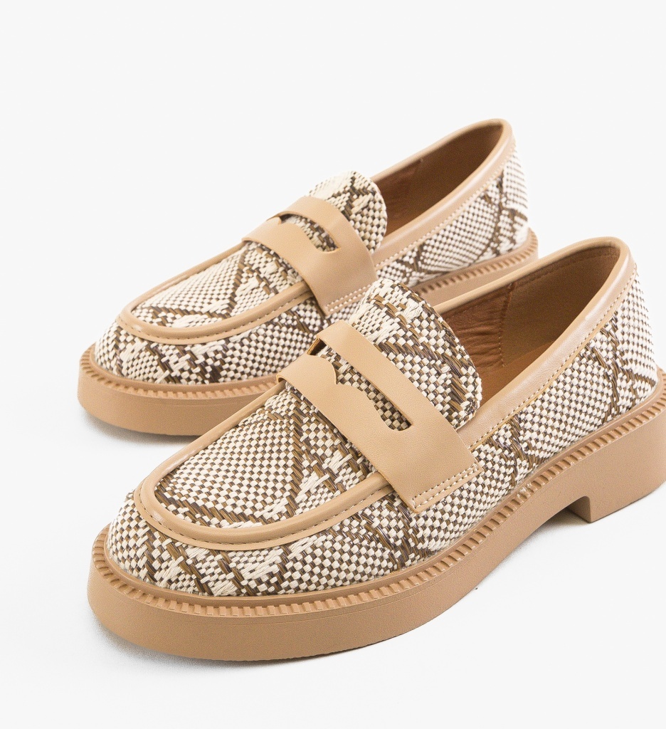 Pantofi Casual Mikael Khaki - Confort și Stil - imagine 5