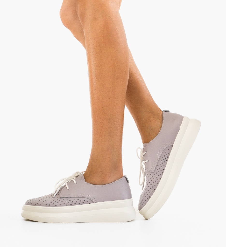 Pantofi Casual Alannah Mov - Confort și Stil - imagine 3