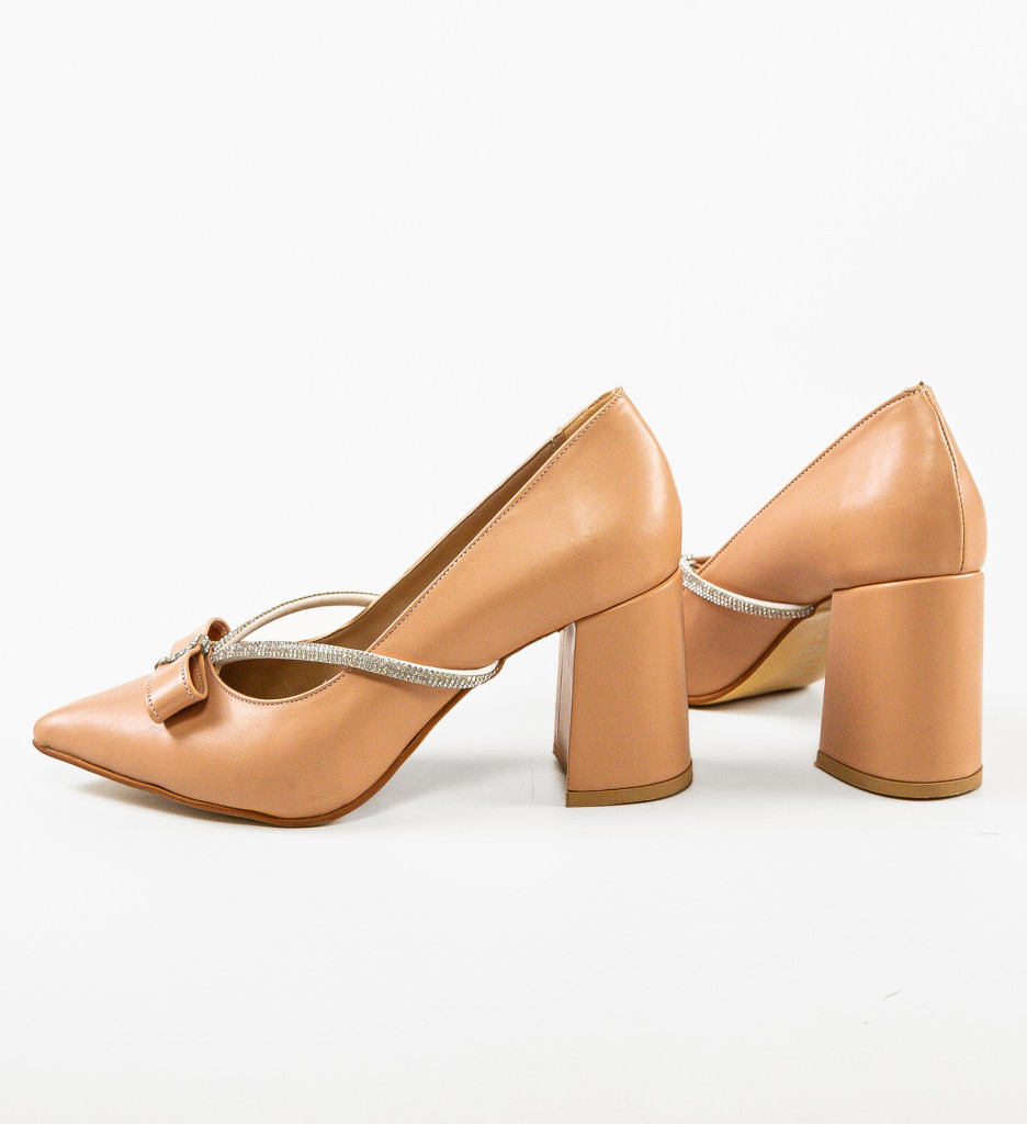 Pantofi Toc Nude Eleganți - Stil & Confort - imagine 9