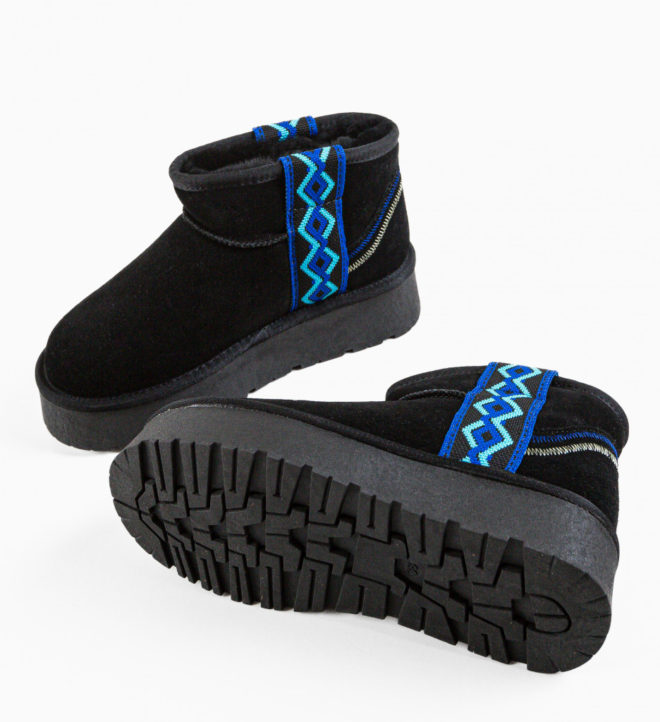 Cizme Dardar Negre Tip Ug | Confort & Stil - imagine 4
