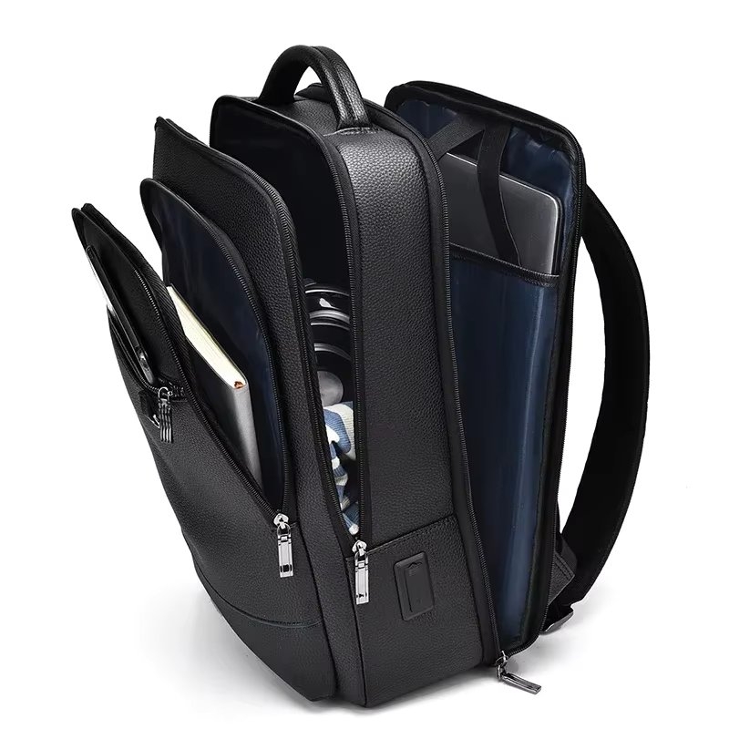 Rucsac Barbati Delis cu Port USB, Negru - imagine 7