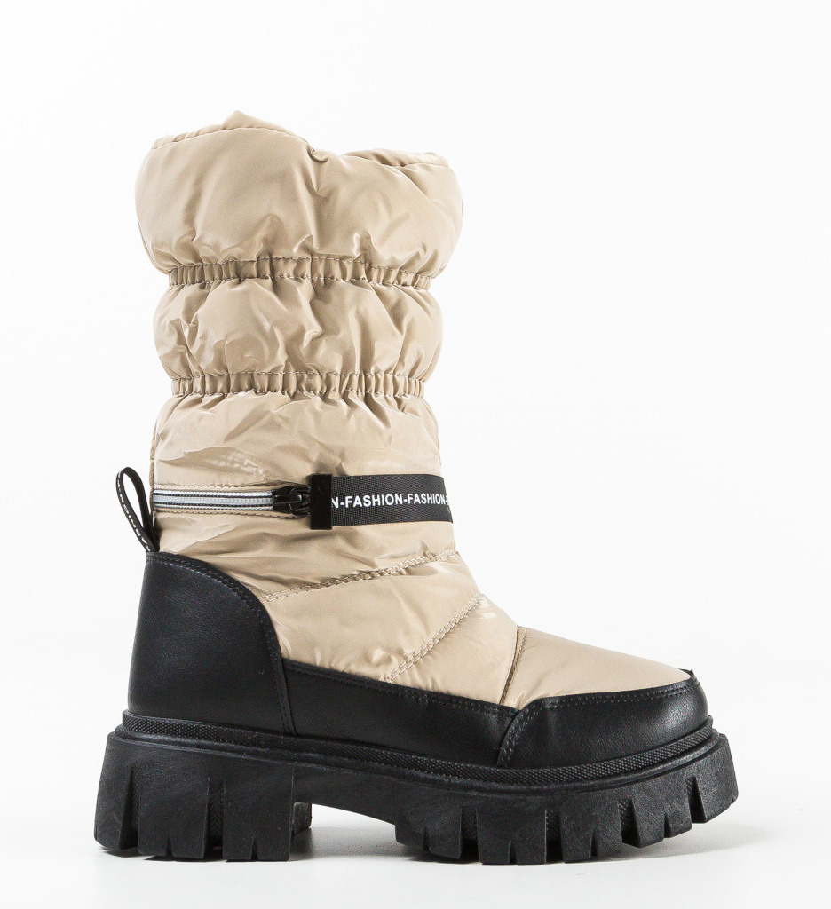 Ghete Dama James Khaki - Stil & Confort - imagine 4
