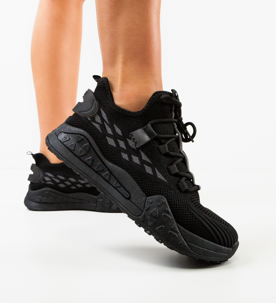 Sneakers Dama Venyns Negri - Confort și Stil