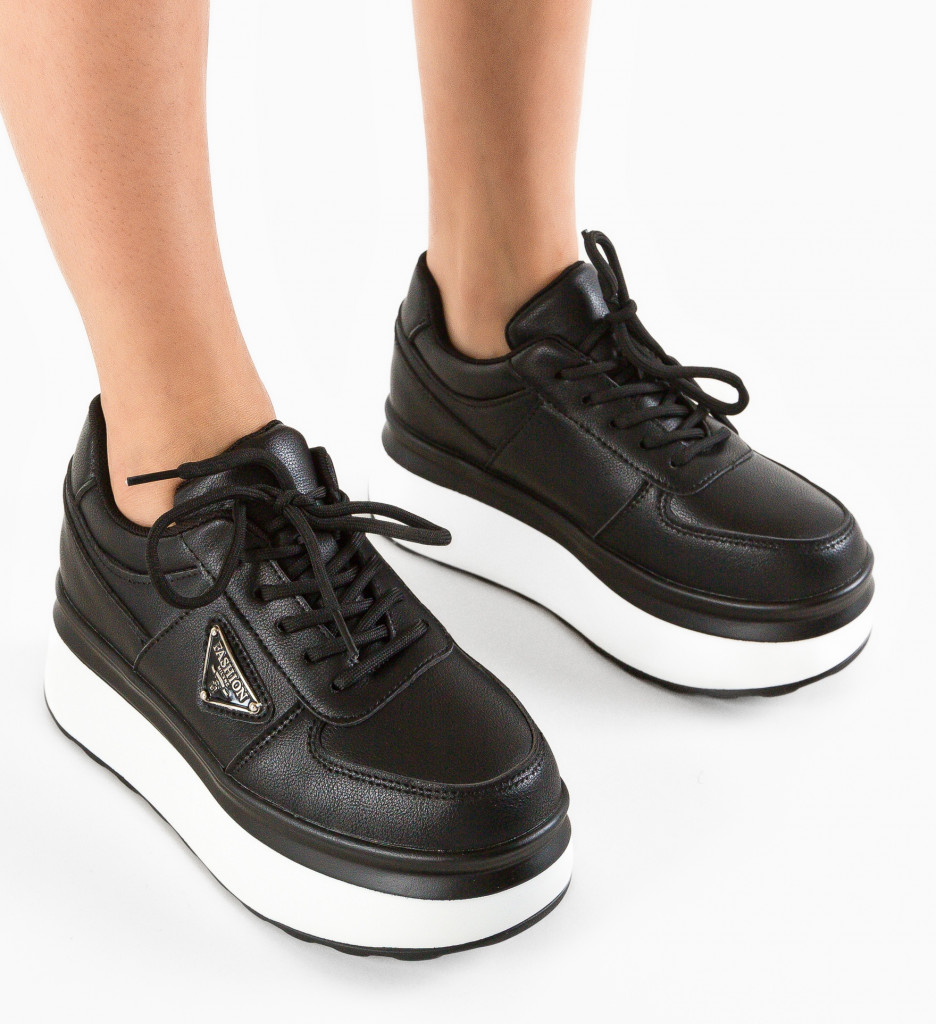 Sneakers Dama Shionoi Negri | Confort și Stil - imagine 2