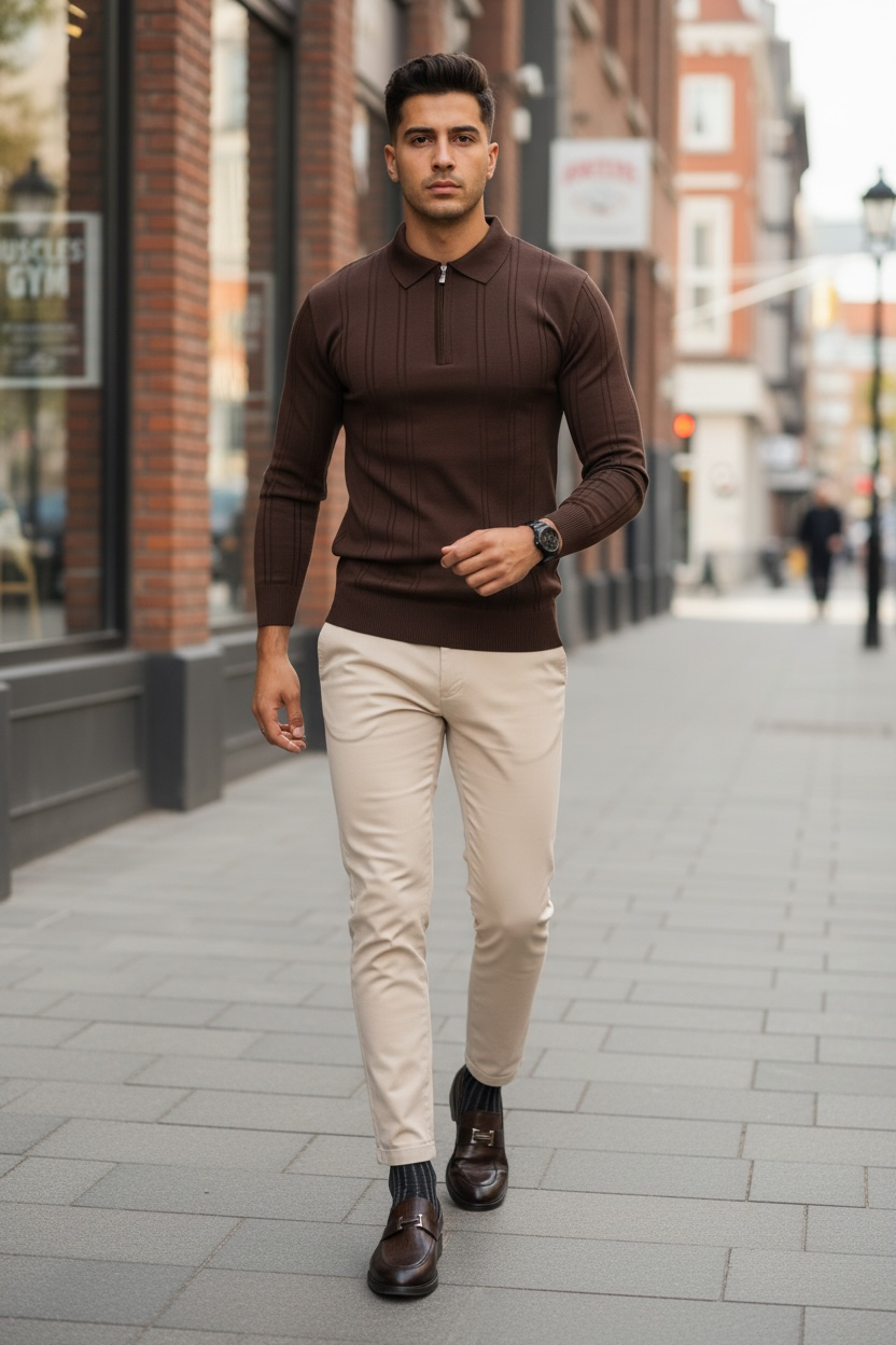 Bluza barbati grena slim fit S123
