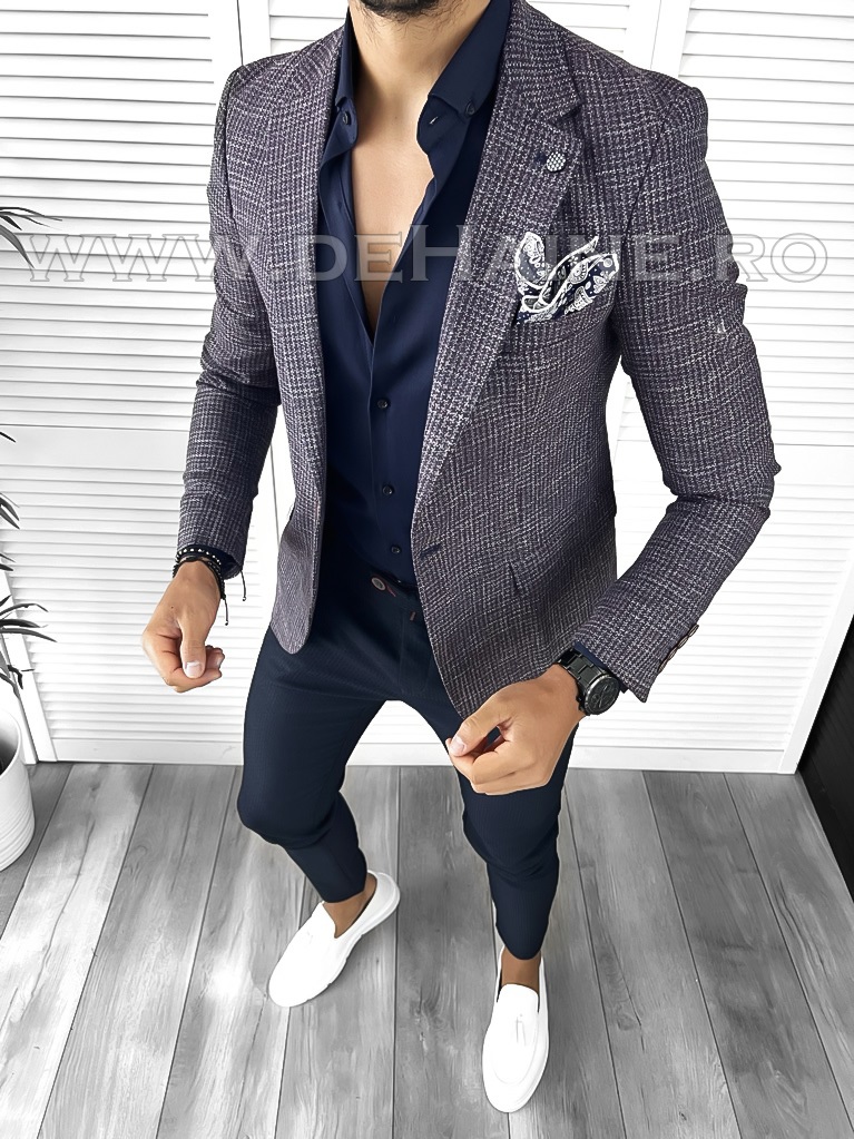 Sacou Barbati Slim Fit ZR A8745 - Elegant si Modern
