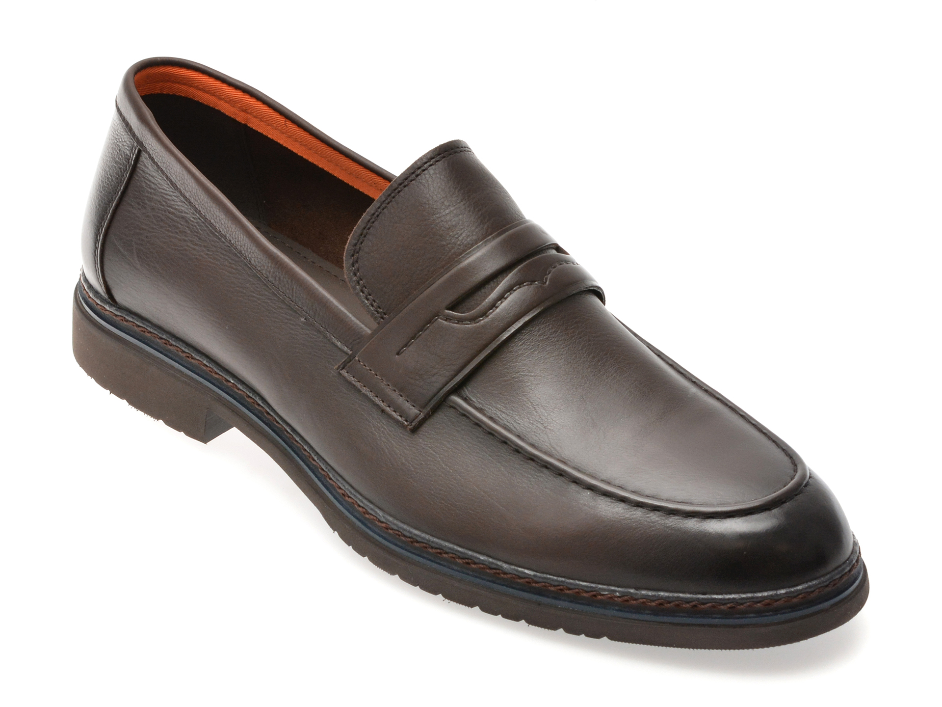 Mocasini Epica piele naturală maro
