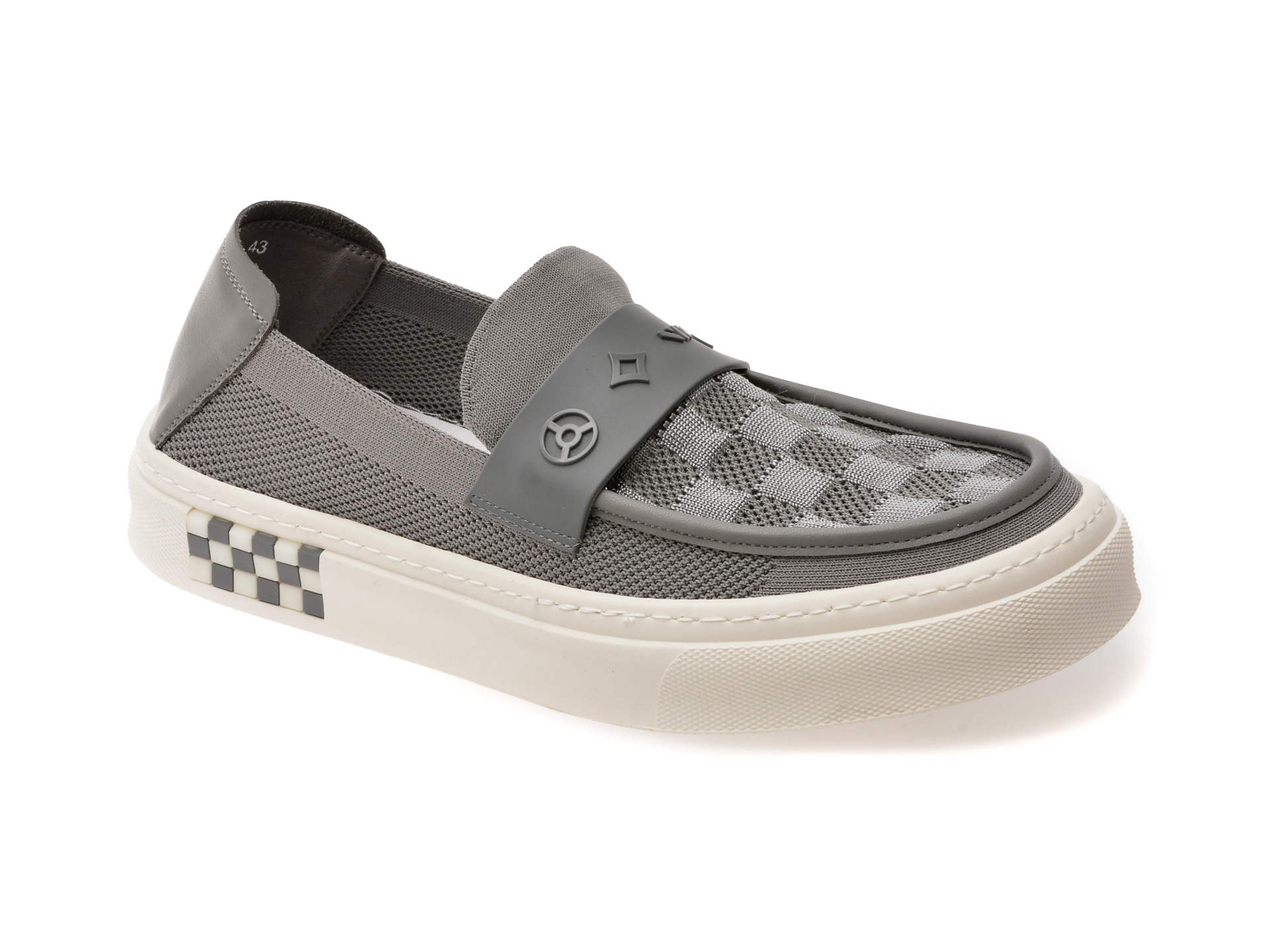 GRYXX Mocasini Gri Confort Slip-on