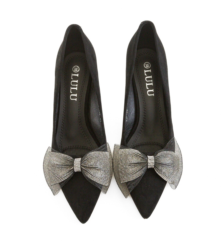 Pantofi Rahela Negri cu Toc - Eleganță și Stil - imagine 2