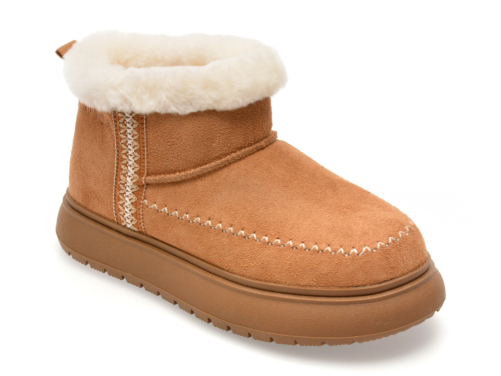 Ghete Epica Piele Întoarsă Maro | Eleganță și Confort