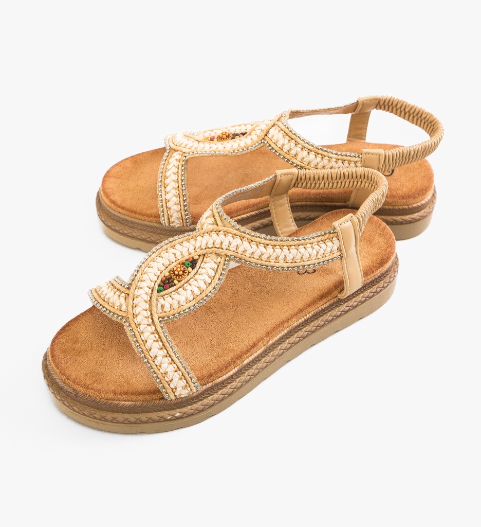 Sandale Ruletta Bej - Eleganță și Confort - imagine 5