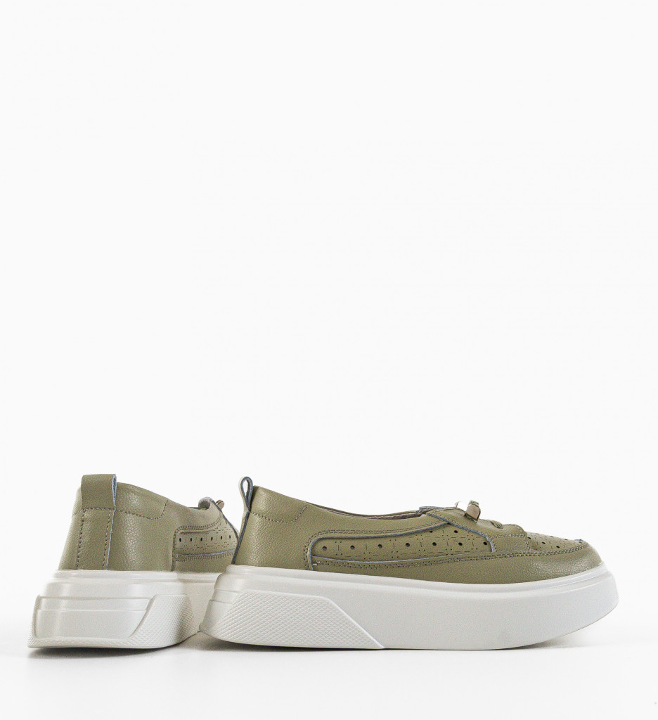 Pantofi Casual Darya Khaki - Confort și Stil Zilnic - imagine 5