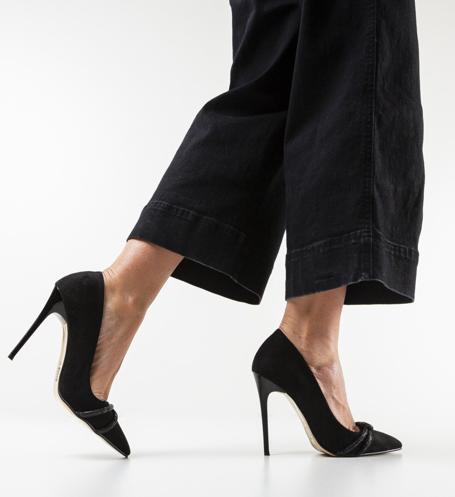 Pantofi Casette Negri - Eleganță și Stil