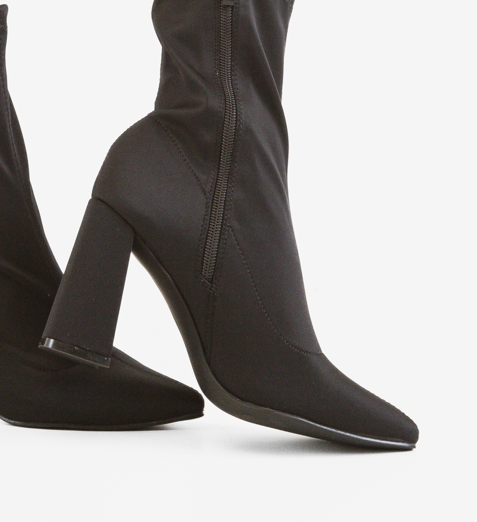 Botine Lopedia Negre 2 - Eleganță și Confort - imagine 3