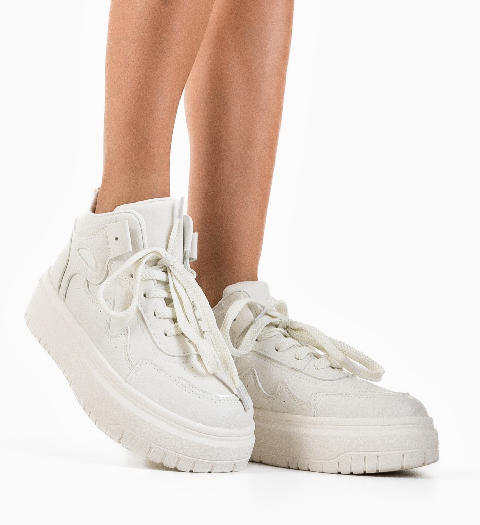 Sneakersi Dama Traskom Albi - Confort Stil - imagine 2