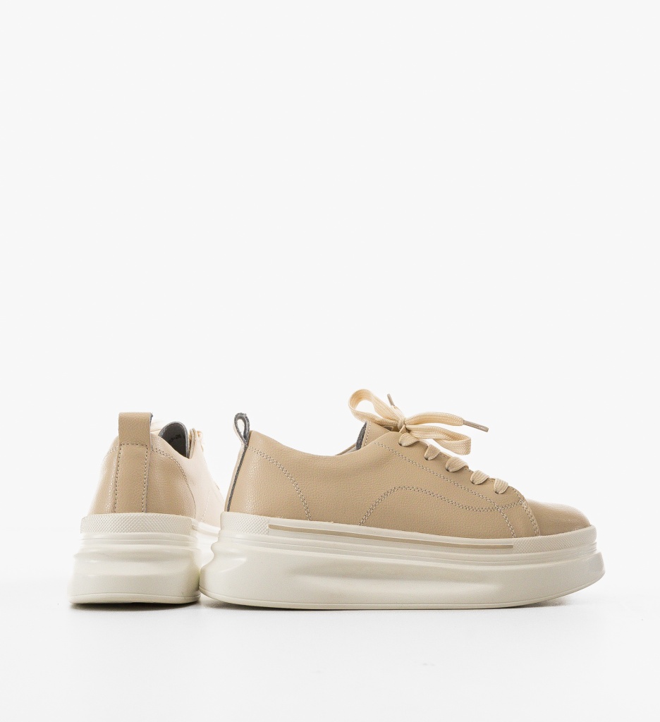 Sneakers Dama Rowna Bej - Confort și Stil - imagine 4