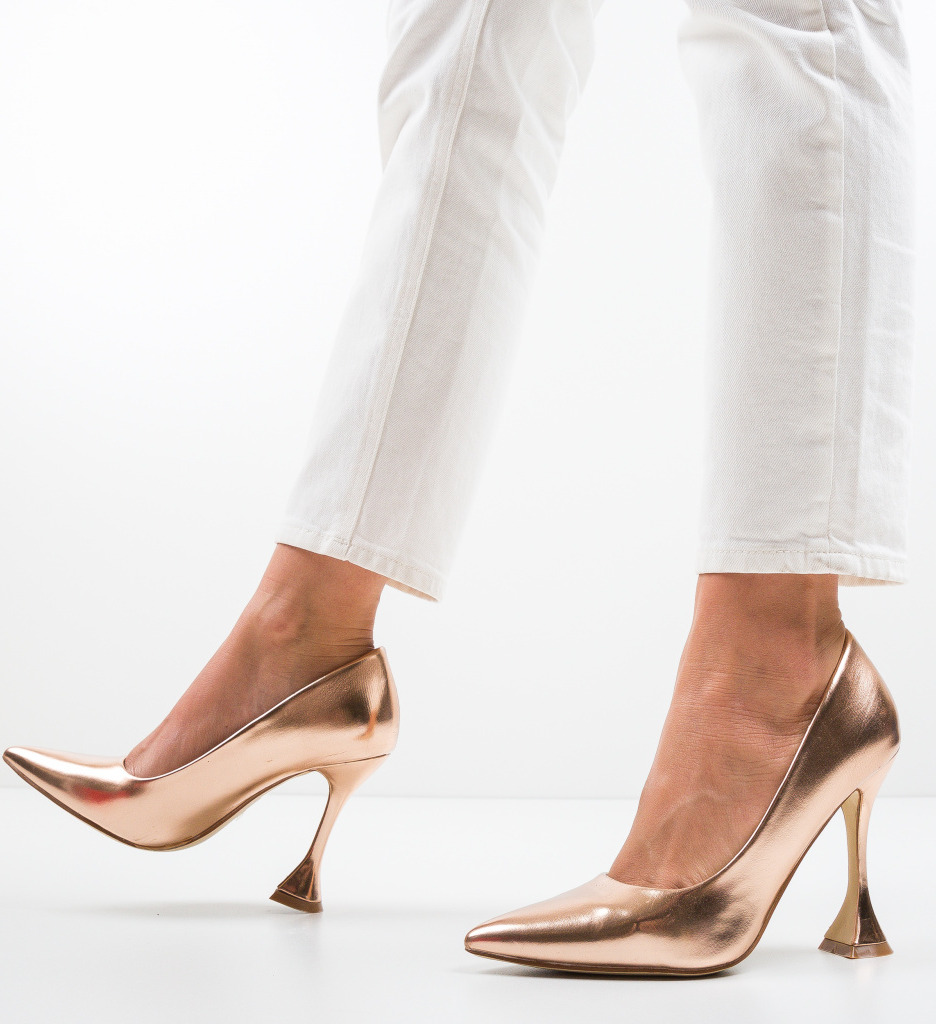 Pantofi Lena Bronz | Eleganță și Stil Refined - imagine 2