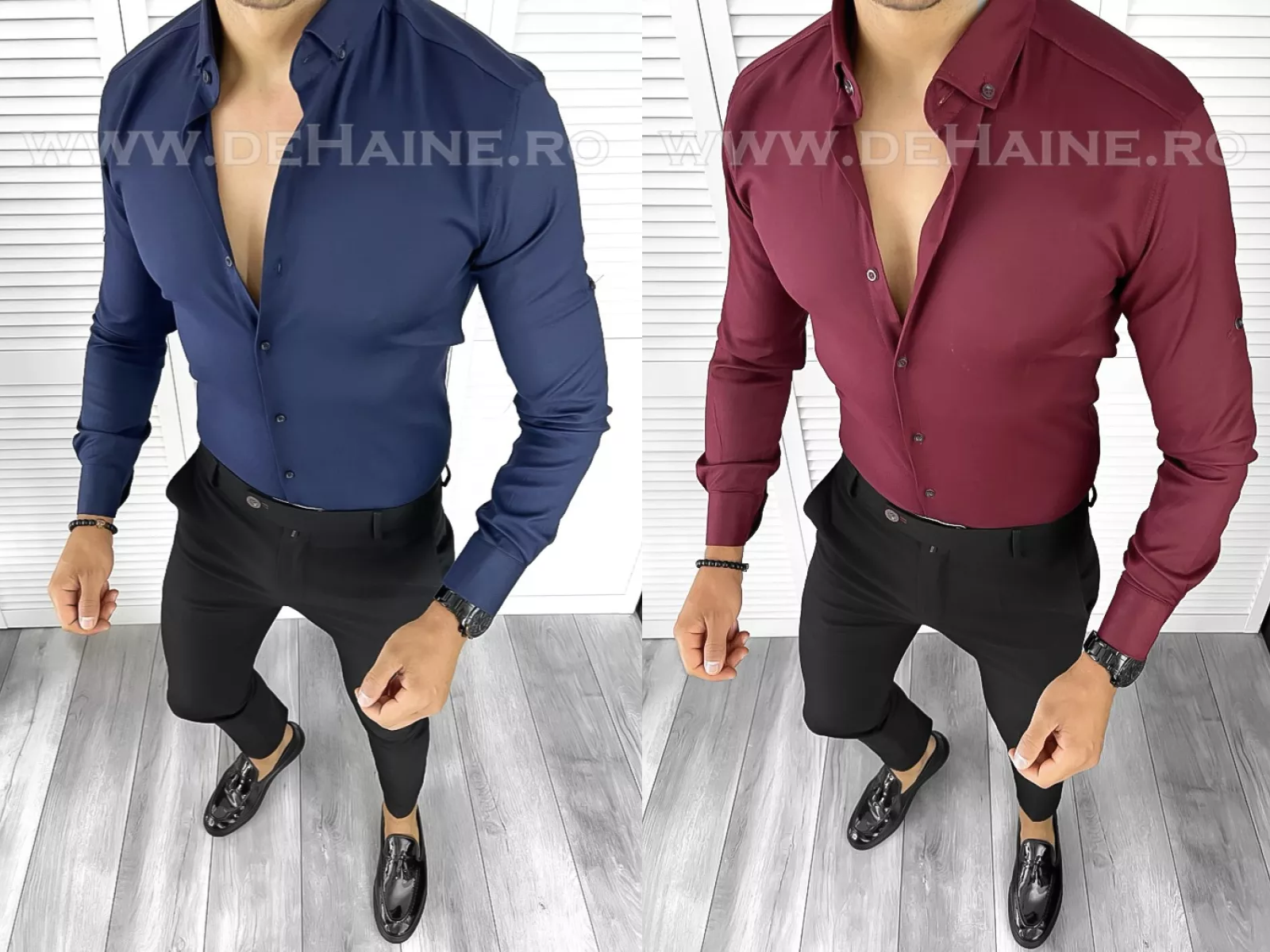 Set 2 Camasi Slim Fit Barbati - Eleganta Versatila