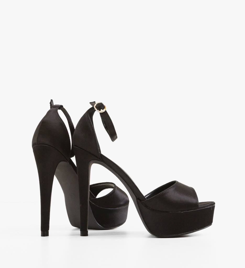 Sandale cu toc Findlay Negre - Eleganță și Stil - imagine 4