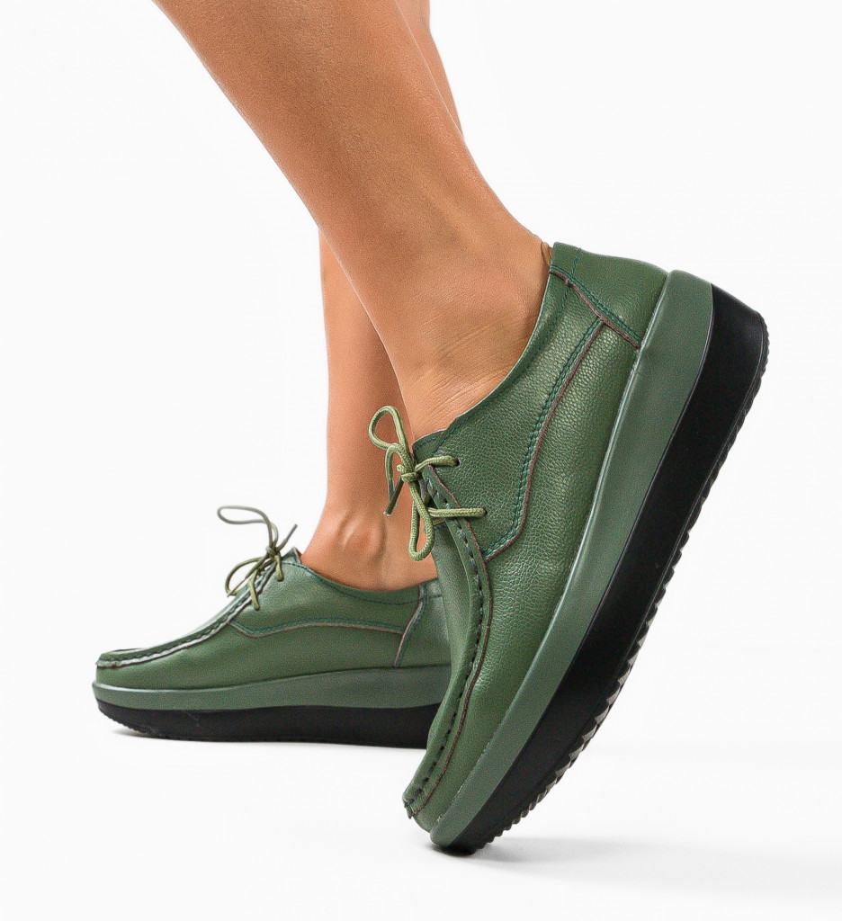 Pantofi Vlasta Verzi - Confort & Stil Zilnic - imagine 4