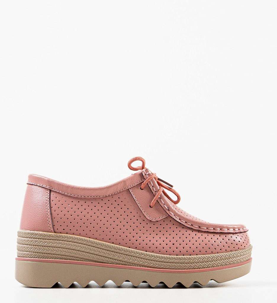 Pantofi Casual Dama Roz - Confort și Stil - imagine 4