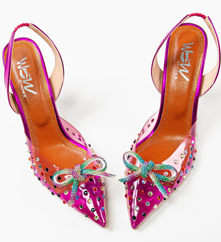 Pantofi Karambol Fuchsia | Eleganță și Stil - imagine 6