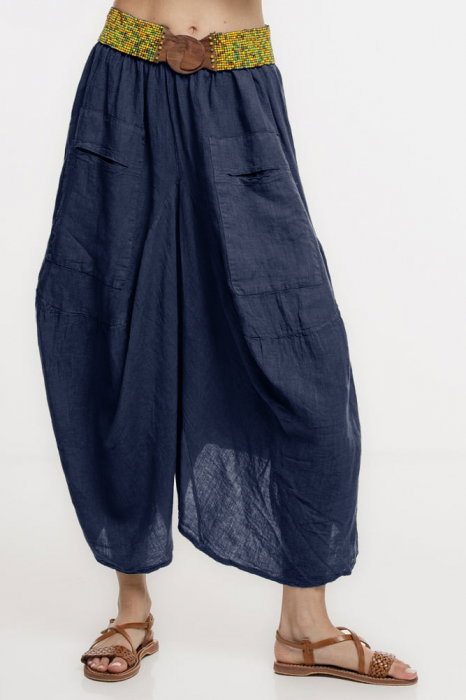 Pantaloni salvari in asimetrici Shopika