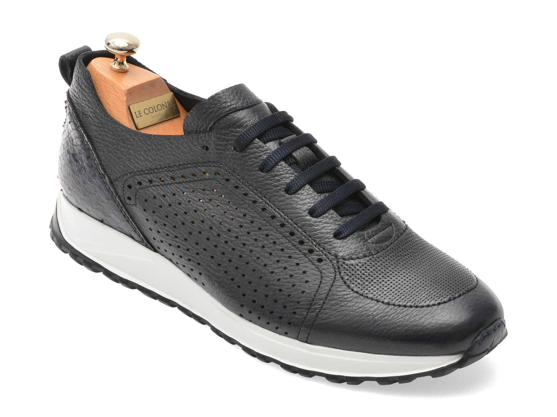 Pantofi Sport LE COLONEL Bleumarin Piele Naturală