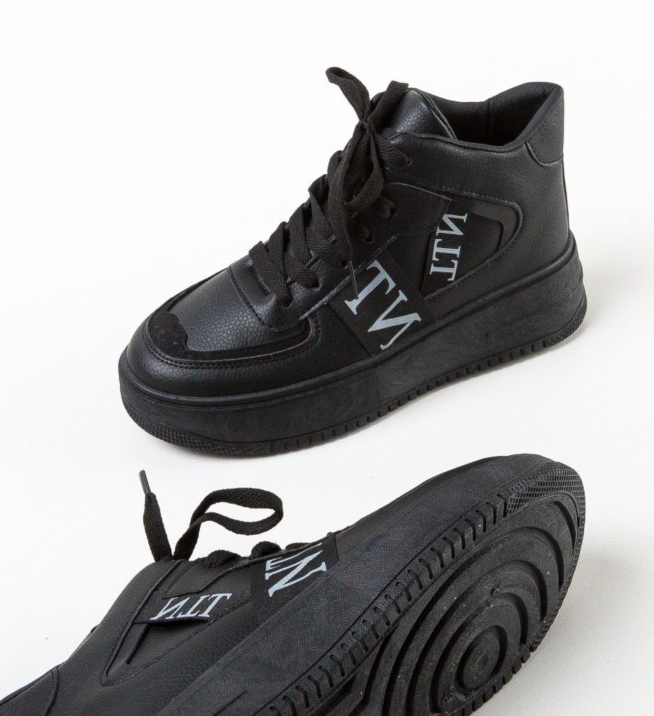 Sneakers Velton Dama Negri | Confort Urban - imagine 6