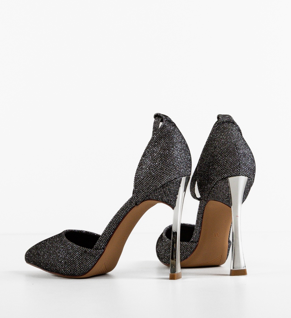 Pantofi Degalo Gri cu Toc - Eleganță și Stil - imagine 8